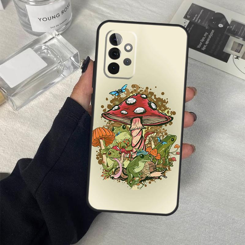 Чехол в стиле Cottagecore с лягушкой для Samsung Galaxy A34 A54 A14 A13 A23 A33 A53 A73 A52 A42 A32 A22 A12 A51 A71