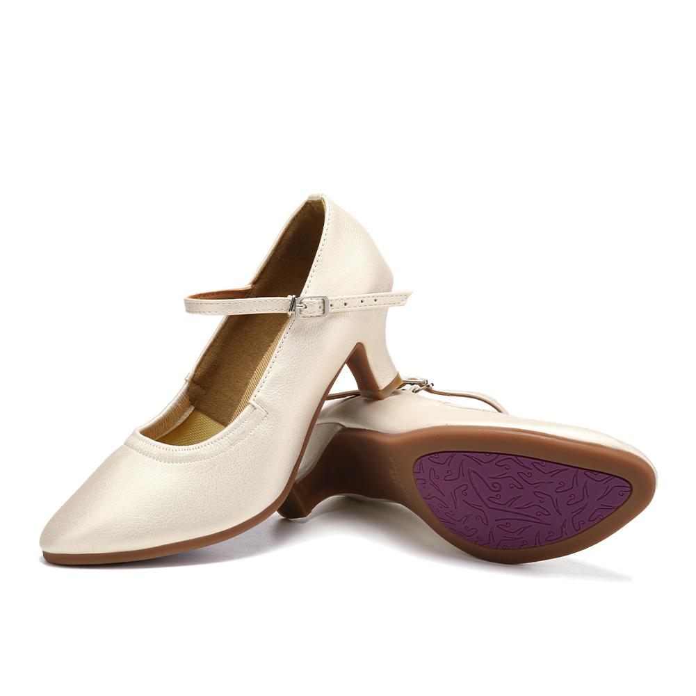 Удобные женские туфли для бальных танцев с закрытым носком для латиноамериканского танго, современные танцевальные туфли для вальса на резиновой подошве, каблук 5 см