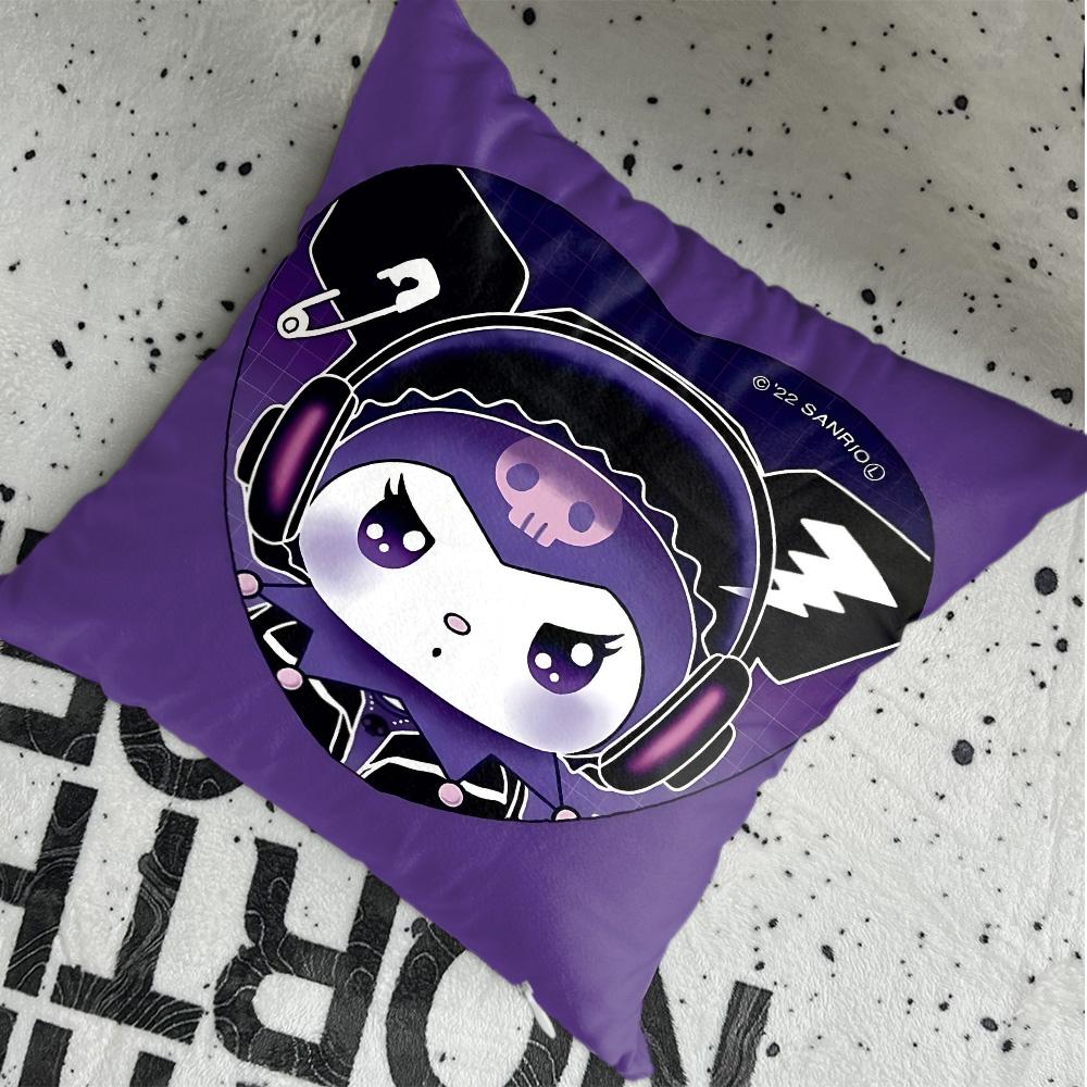 Kawaii KKuromi Pillowcase Cushion Cover x Ornamental Pillows Christmas Decoration Personalized Gift Nordic Home