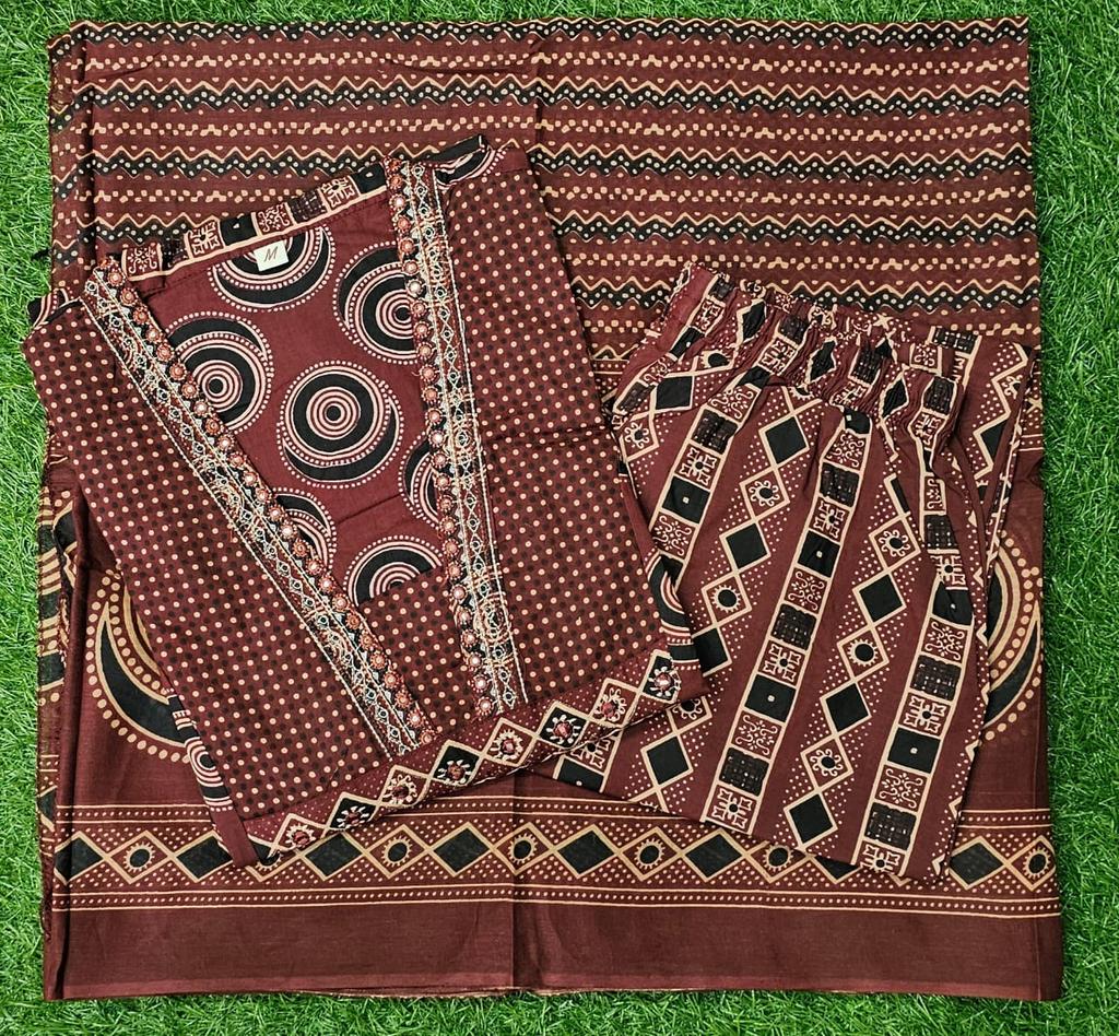 Индийский дизайнерский хлопковый набор курта, брюки и дупатта для женщин, болливудский топ, туника, курти, костюм сальвар