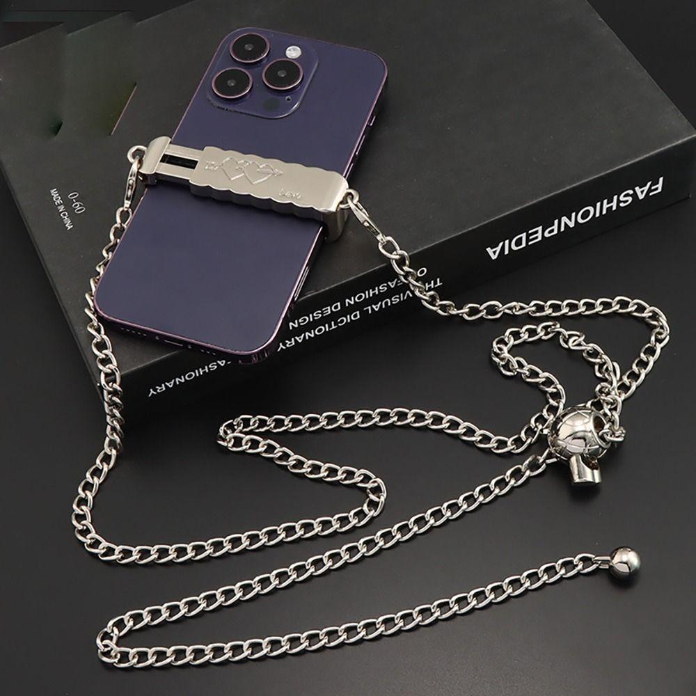Hanging Chain Crossbody Chain Stand Anti-loss Back Clip Holder Crossbody Lanyard Phone Bag