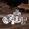 100ML Wine Decanter Clear Wine Bottle Barware Whiskey Decanter  Home