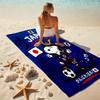 1pc Snoopy Japan World Cup Cartoon Quick Dry Microfiber Bath Towel for Swimming Surfing Camping Unisex Holiday. SJT7201158