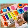 Toy Puzzle Wooden Building Block For Toddler Learning Development Cognitive