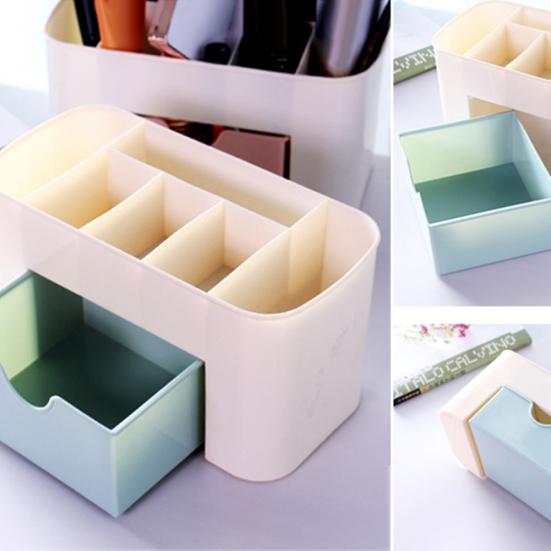 Health Caring Nail Art Manicure Tools Desktop Storage Box Drawer Jewelry Cosmetic Organizer