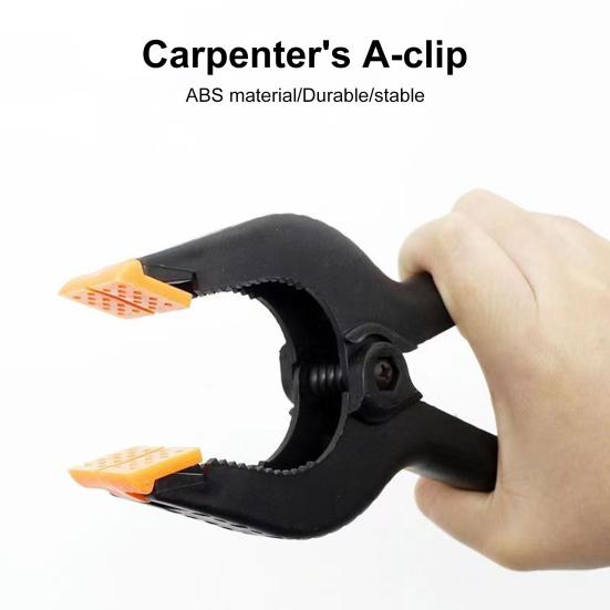 5 Pcs Plastic Spring Clamp Heavy Duty Fixing Clips for Crafts Backdrop Stand Woodworking Photography Studios Home Use