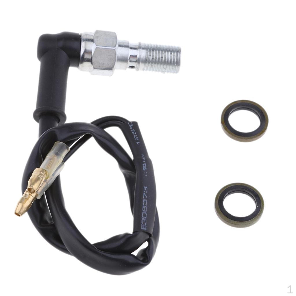 1 Piece .25mm Curved Motorcycle Brake Light Hydraulic Pressure Switch