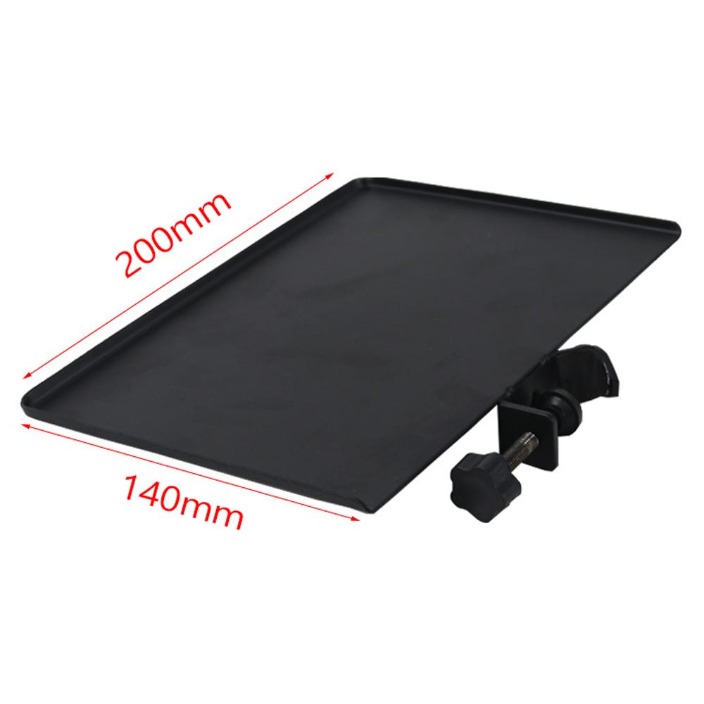 200 * 140MM Sound Card Tray Live Broadcast Microphone Rack Stand Tray Tripod Phone Holder for Outdoor Photography
