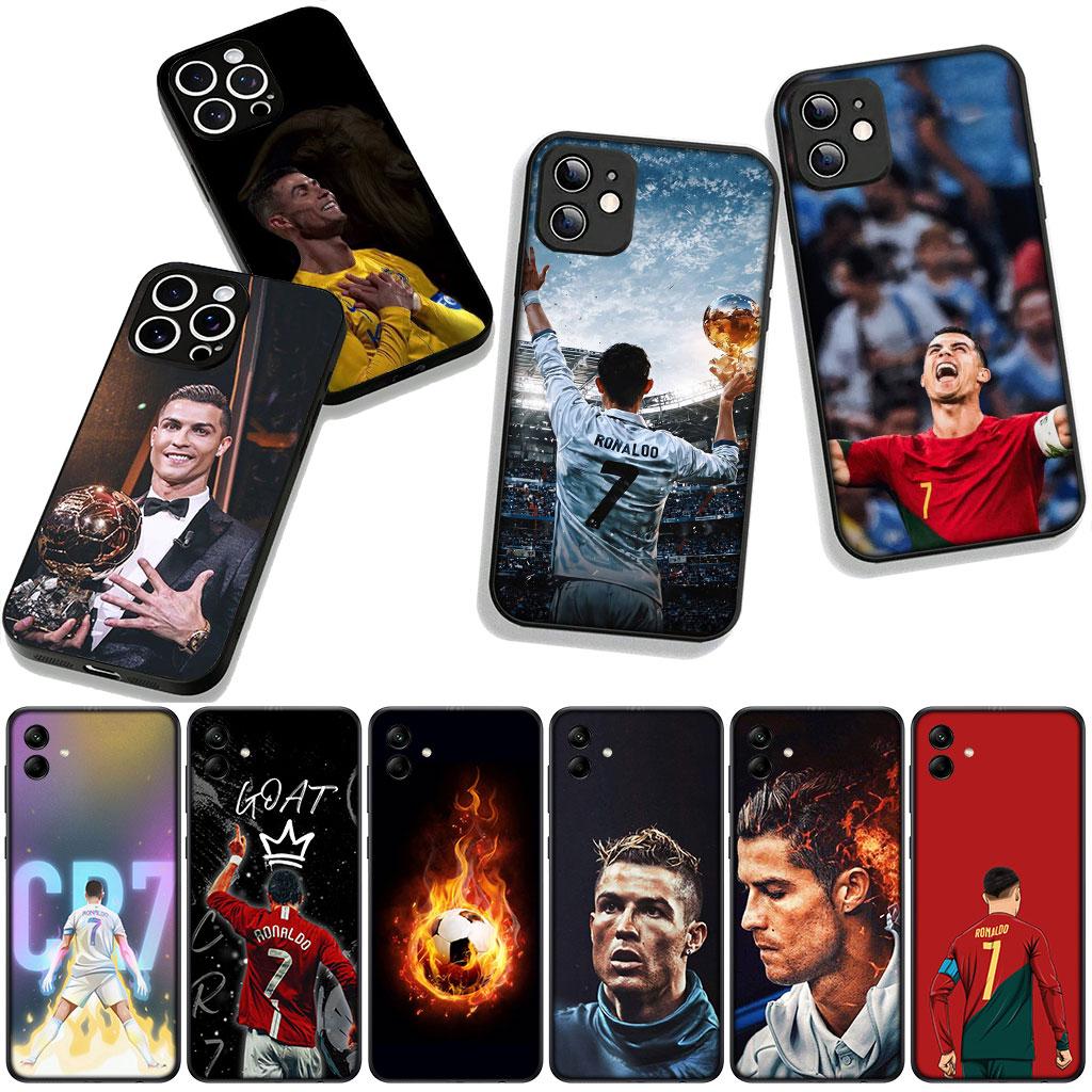 Soccer King CR7S No 7 Football No7 Phone Cover for Apple iPhone 16 15 14 Plus 13 12 Mini 17 Pro Max + ProMax 16E Air Case