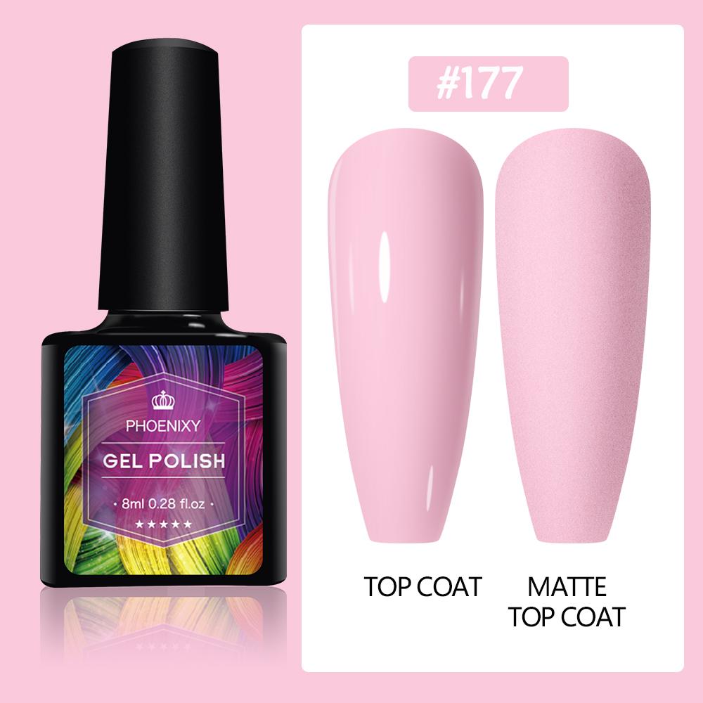 PHOENIXY 82 шт., 8 мл гель-лак для ногтей, УФ-гель для ногтей, стартовый набор, замачиваемый гель-лак, гель-лак для ногтей, дизайн ногтей, маникюр, салон «сделай сам», дома