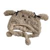 Cartoon Hat Thicken Head Wrap Furry Puppy Soft Thicken Hood for Women Outdoor Wear for Winter Sports Cycling Skiing