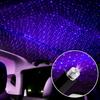 USB Decorative Lamp Adjustable Car Interior Decor Mini LED Roof Star Night Light Projector Atmosphere Galaxy Lamp