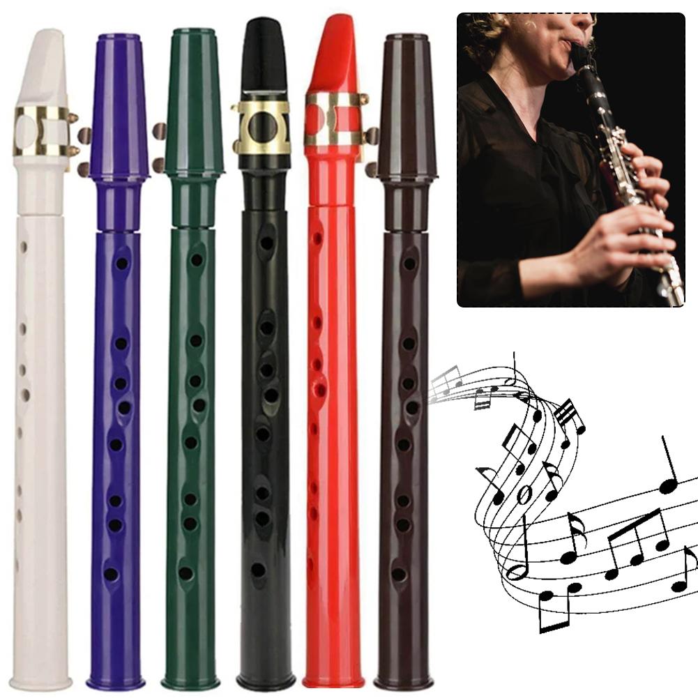 8-Hole Mini Pocket Saxophone with Accessories Portable Saxophone Instrument for Daily Practice Stage Performance