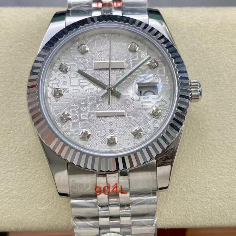 Мужские механические часы из нержавеющей стали серии «Дневник Лаоцзя» с инкрустацией стразами