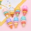 Colorful Ice Cream Resin Hair Clip & Shoe Buckle Jewelry DIY Accessory Set.