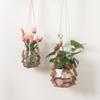 Кожаные подвесные корзины для растений, двор, сад, подвесной держатель для цветов, декор для цветочного горшка, вешалка, аксессуары для растений