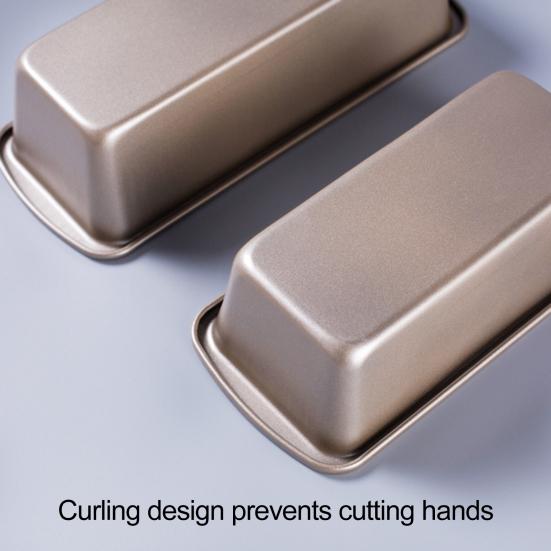 Cake Mold Non-stick Toast Box High Temperature Resistant Carbon Steel Baking Mold for Home Kitchen Party