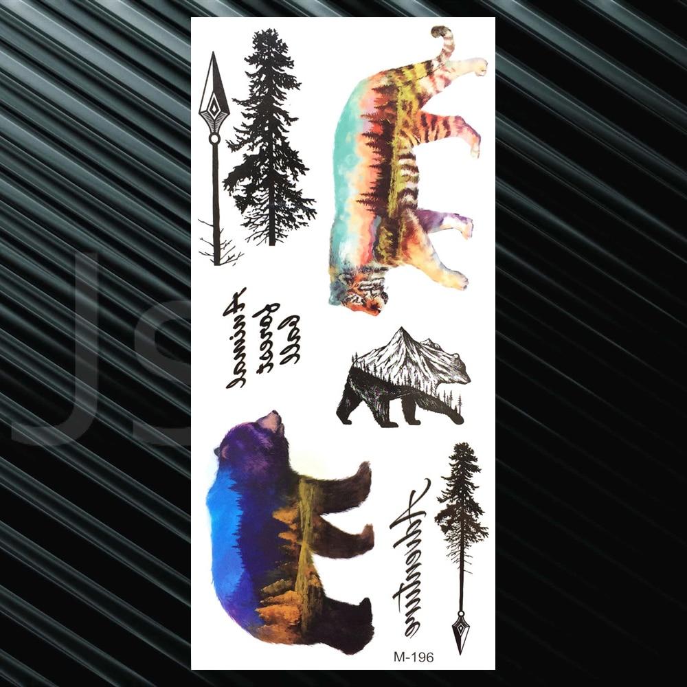 Черный Племенной Браслет из Ротанга Временные Татуировки Для Женщин Взрослых Реалистичные Татуировки Дракона Скорпиона Крест Креста Поддельные Наклейки Татуировки