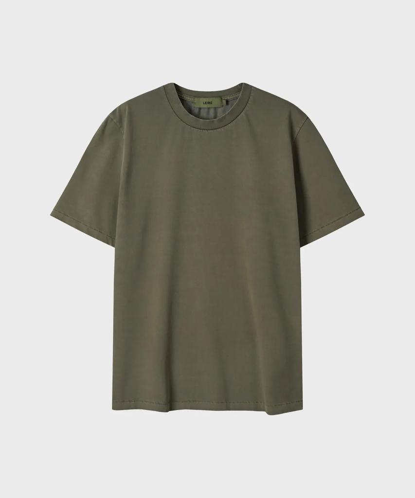 LEIRE 90S Vintage Fit Pigment T-Shirt (6 Colors) (Type A)