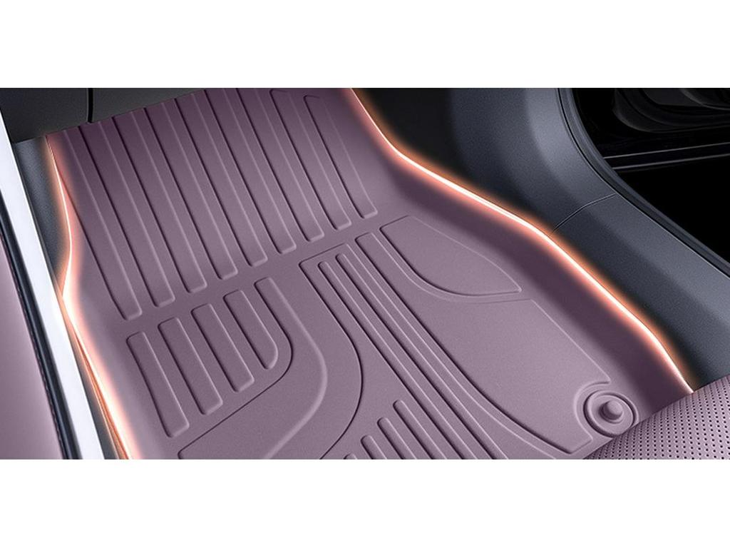 Коврики в салон XPeng P7 2025 TPE: Полный комплект ковровых покрытий для салона автомобиля