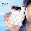 Precise Cutout Phone Cover Faux Leather Case for IPhone-Duo, with Screen Protector & Hinge Scratch Resistant Shell Protection, Rhinestone Cover,