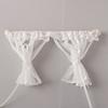 1/6 1/12 аксессуар для кукольного домика миниатюрная кружевная оконная занавеска мини-аксессуар для мебели для спальни реалистичный микропейзаж орнамент реквизит для фотосессии