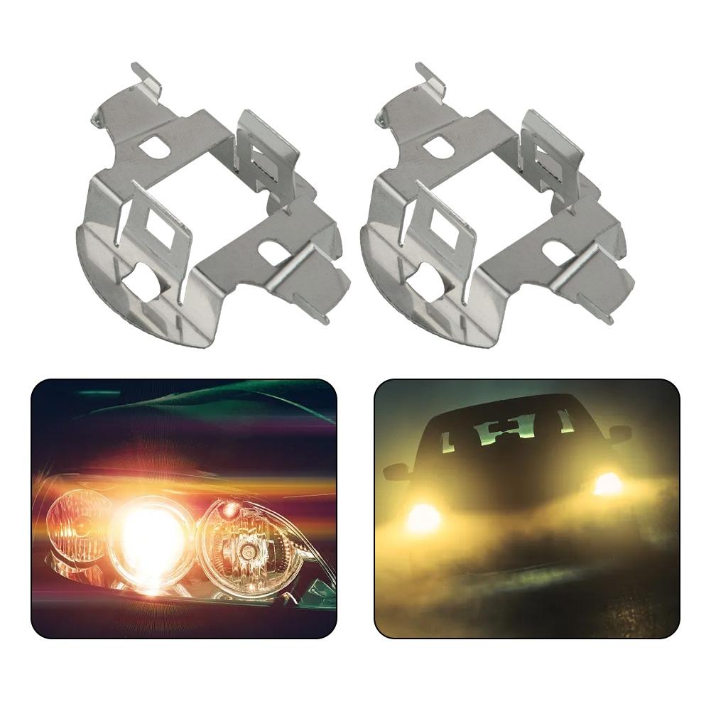 H7 HID Headlight Bulb Holder Clip Adapter for For Mercedes Sliver Pack of 2