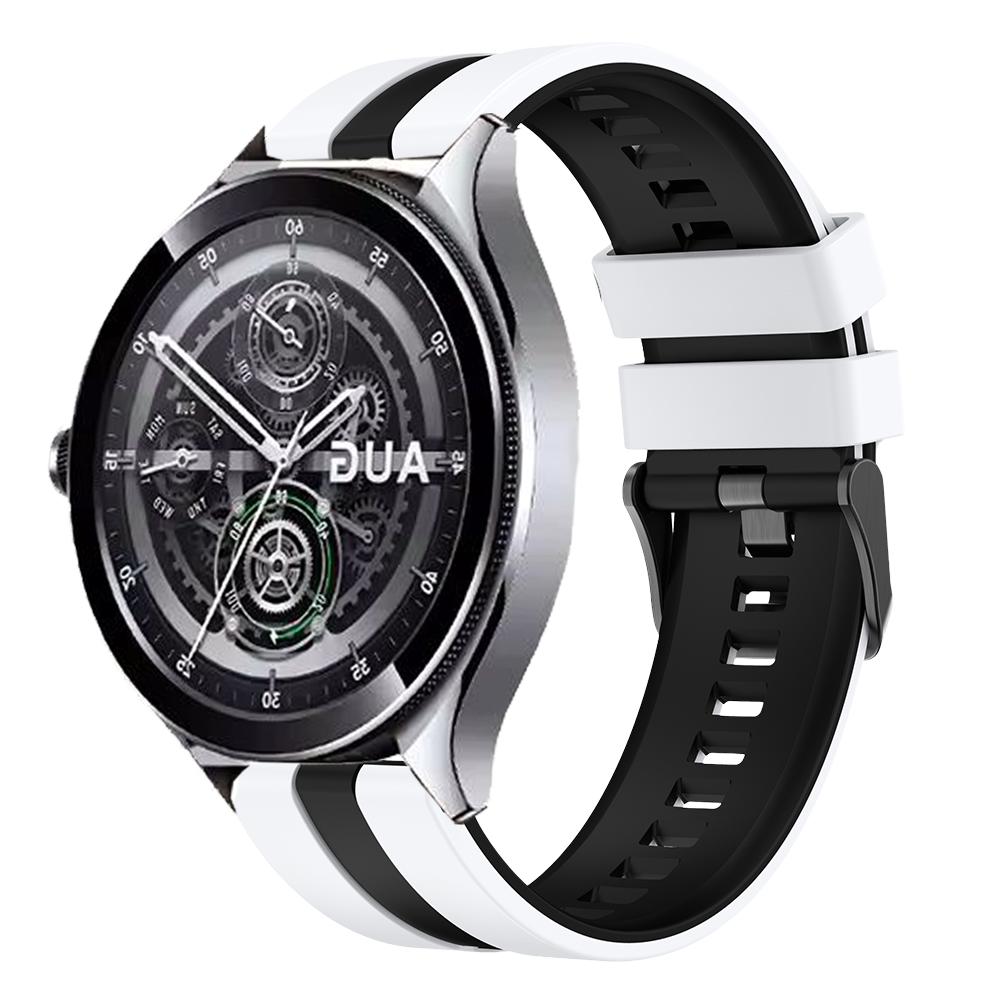 Двухцветный силиконовый ремешок 22 мм для Xiaomi Watch 2 Pro, дышащий, регулируемый, спортивный браслет для Xiaomi Watch 2 Pro/S3 S4, ремешок 22 мм