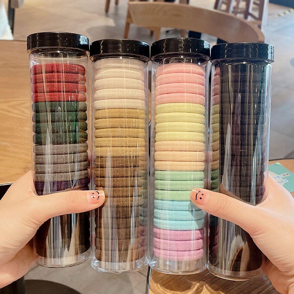 Держатель для хвоста, базовая веревка для волос, эластичная веревка для головы, корейский стиль, резинка для волос, женские резинки для волос