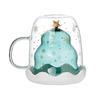 MidOcean Verde Borosilicate Glass Christmas Double Wall Mug