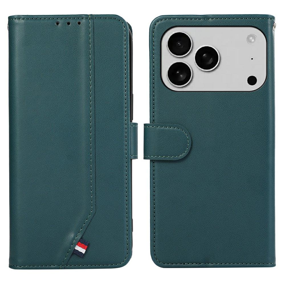 For iPhone 17 Pro Case RFID Blocking Flip Leather Phone Cover