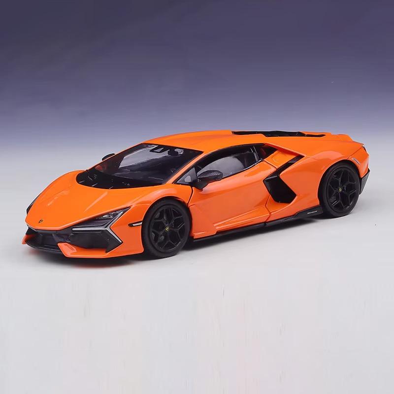 Welly 1/24 Lamborghini Revuelto Сплавная Миниатюрная Модель Машины Литой Металлический Масштаб Модель Машины Детская Игрушечная Машина Транспортные Средства Подарки