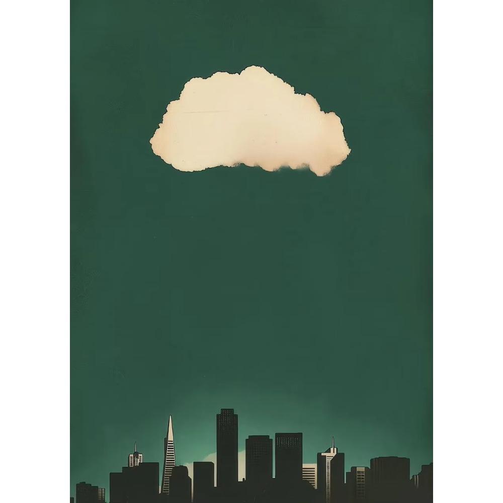 Cloud Canvas Painting Abstract Pink Cloud Posters Prints Maximalist Wall Art Pictures for Living Room Home ation Gift