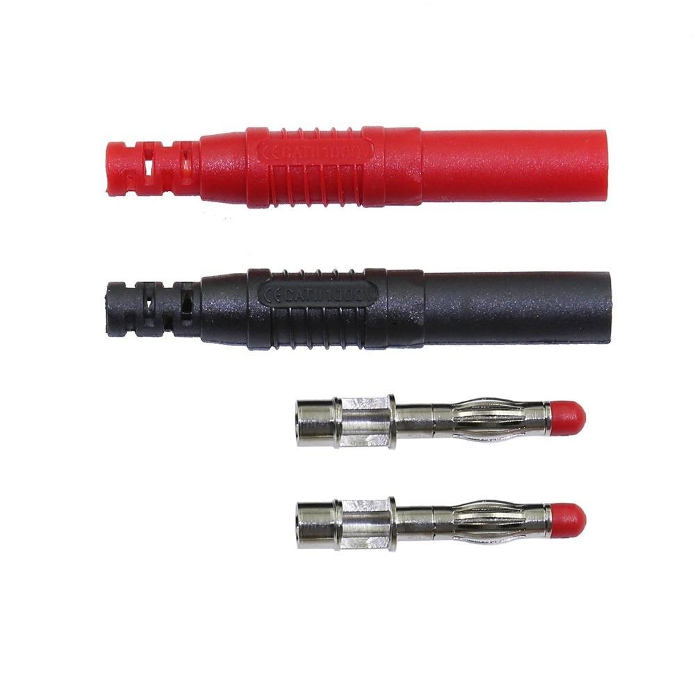 5pcs Stackable Banana Socket 4mm Plug Banana Jack Durable Banana Plug  For Instrumentation