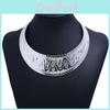 Necklace Metallic Punk With Electroplated Finish For Fashion And Gift Jewelry