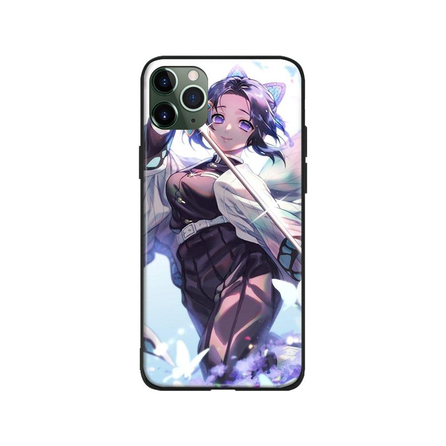 Shinobu Kocho Kimetsu No Yaiba Anime Soft Silicone Phone Case Cover Shell For iPhone 6 6s 7 8 Plus X XR XS 11 12 13 Mini Pro Max