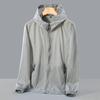 Fashion Sunscreen Clothes Summer for Men Casual Upf 50 Thin Hooded Couple's Plus Size Summer Jackets