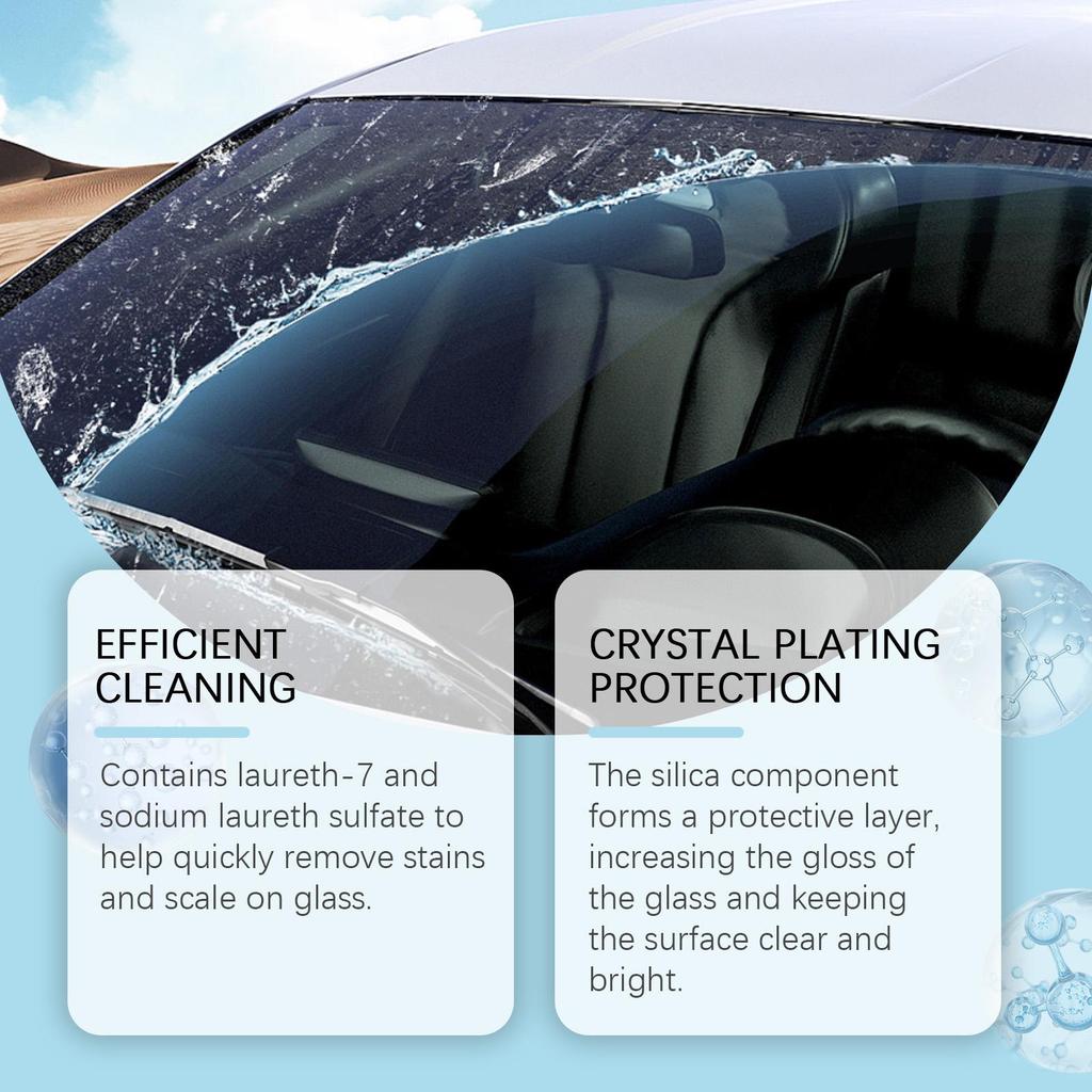 Rayhong Automotive Crystal Coating Windshield Washer 50ml Car Windscreen Cleaner Auto Wiper Glass Cleaner