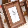 Wood Color Simple Photo Frame 5-10 Inch Widened Border Photo Decor Dual-use Models Wall-mounted Home Decoration Ornaments