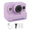 1080P Digital Camera Instant Print 12MP Video Camera with 2.4 Inch Screen 3 Print Paper MP3 Player
