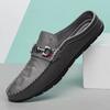 Мужские мокасины из натуральной кожи, новые полутапочки, мужские тапочки, новые модные туфли-лодочки для мужчин, дышащие туфли-лодочки Muller