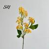 Decorative Flower Arrangement Artificial Flowers Realistic Silk UV Resistant Long-Lasting Bouquet for Home Wedding Decor Rustic Centerpiece