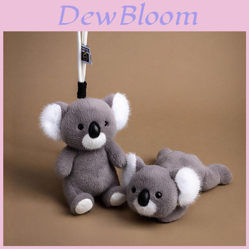 Ручная Плюшевая Игрушка Коала Брелок Из Мягкого Короткого Плюша Для Детей И В Подарок