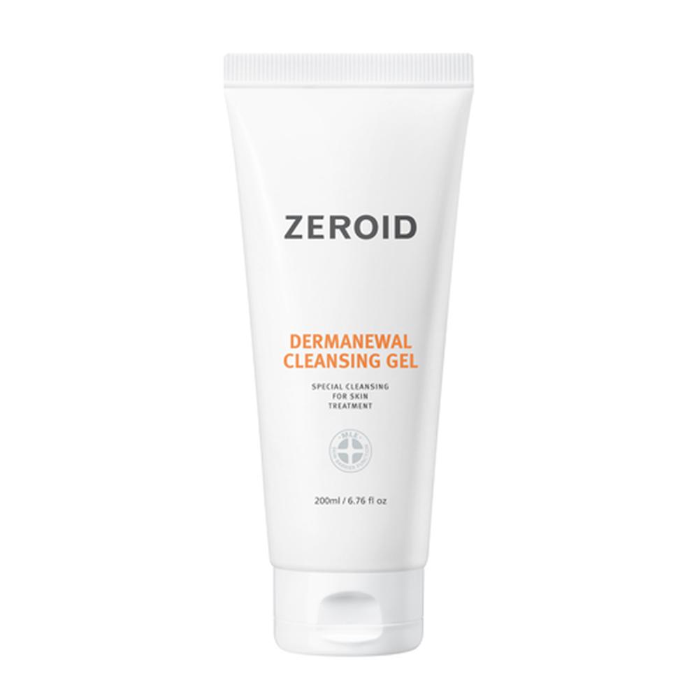 ZEROID Dermanewal Cleansing Gel 200ml - Mild Wash, Korean