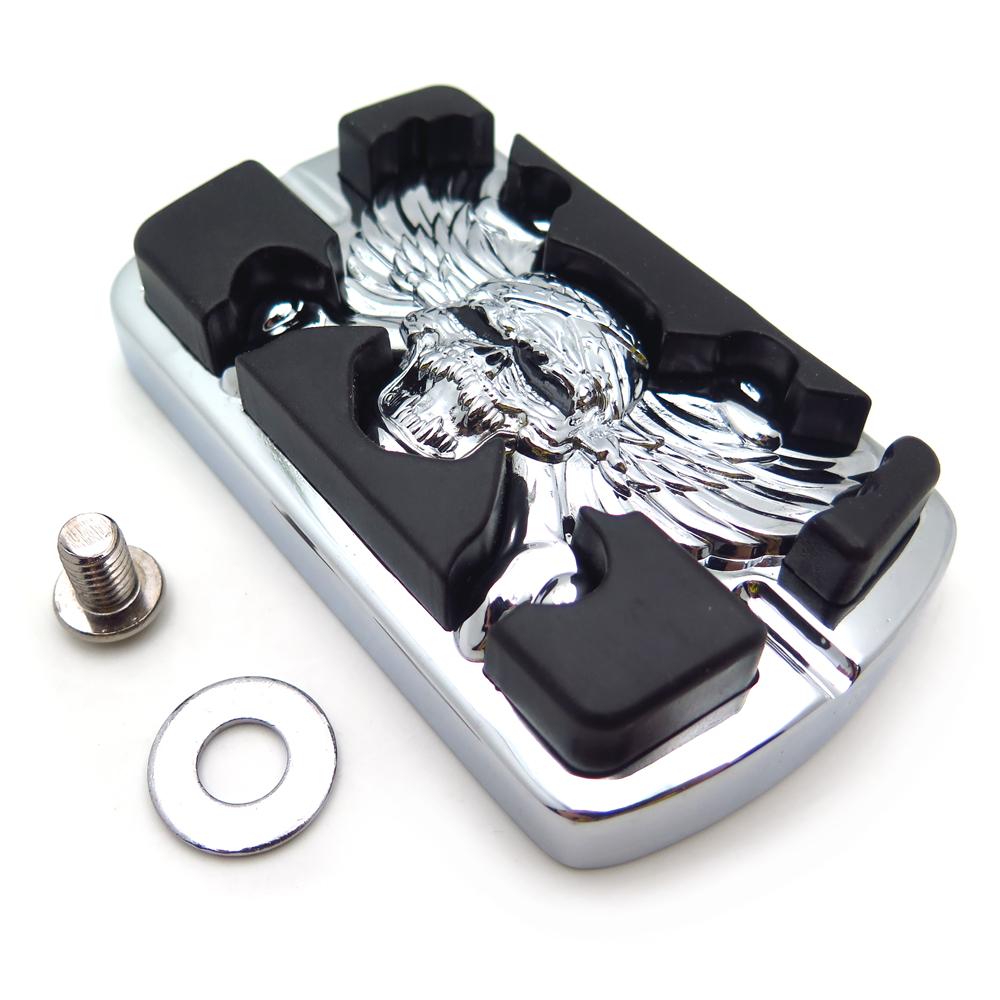 Запчасти для мотоциклов для Harley Davidson FLHTK Touring Softail педаль тормоза большая накладка для мальчиков FLSTF FLSTFB череп CVO Street Glide