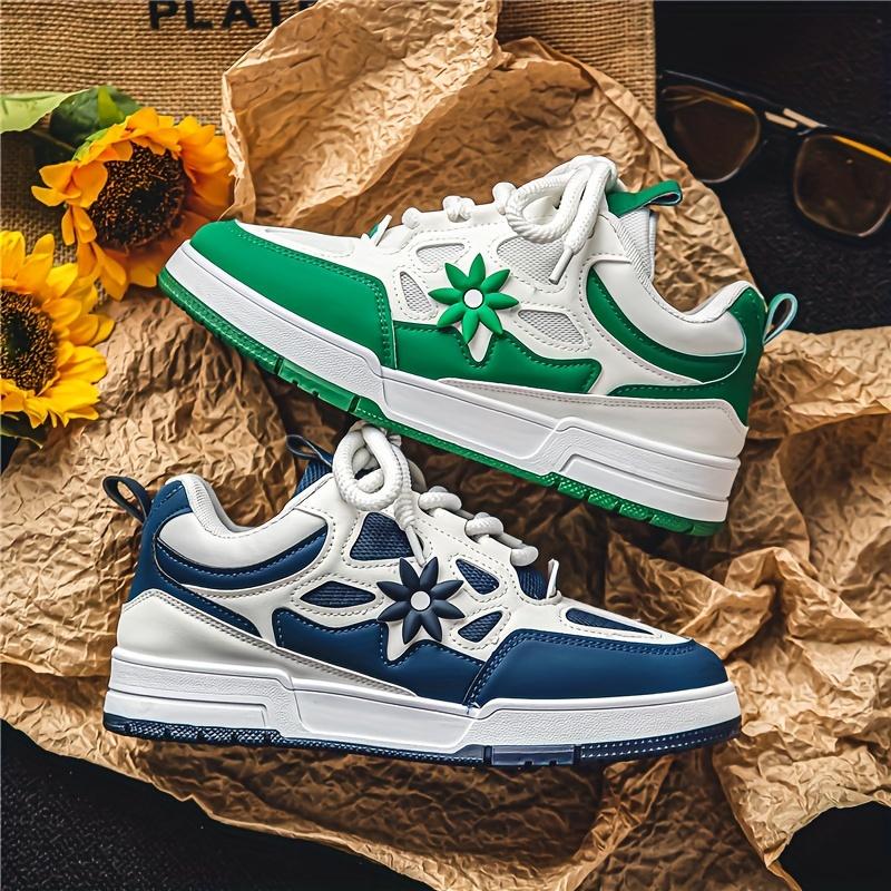 Fashion Mens Shoes Luxury Brand Sneakers Mesh Breathable Casual Shoe Trend Street Skateboard Shoes for Men Training Shoes Tenis