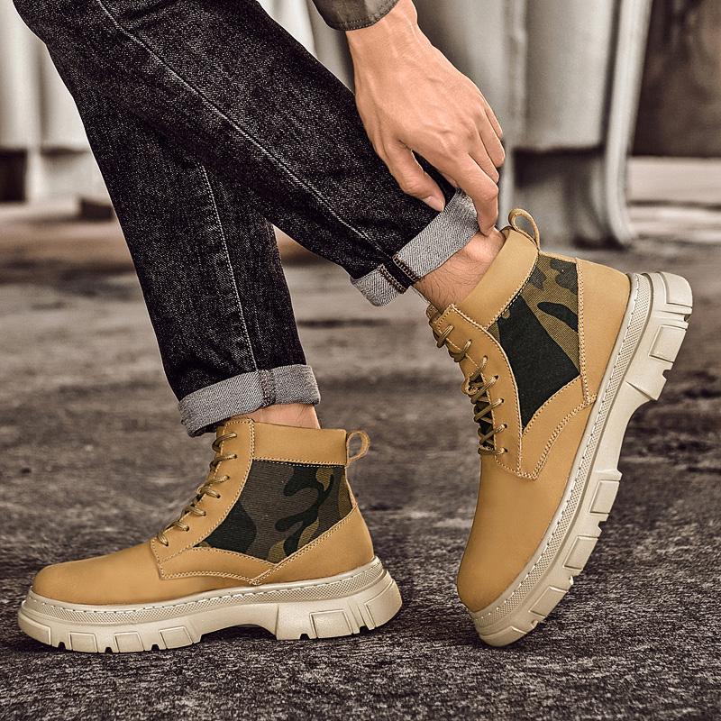 Unisex Martin Boots High Top Shoes Winter Walking and Commuting Casual Outdoor Travel Seasonal Everyday Footwear Sizes 38-45