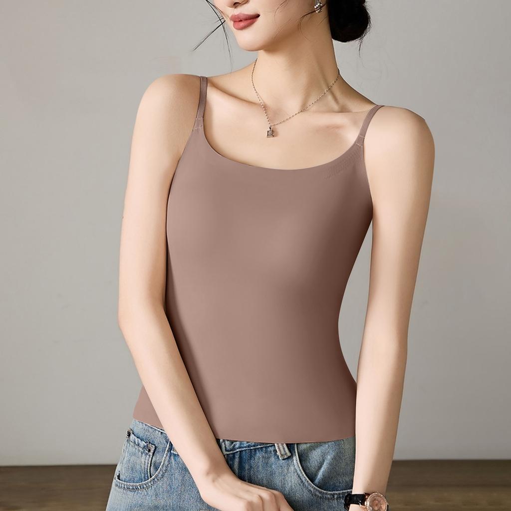 Женская однотонная рубашка с чашкой для йоги, спортивное нижнее белье, жилет