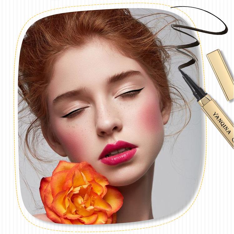 4D черная подводка для глаз, водостойкая жидкая подводка для глаз, косметическая ручка, долговечная быстросохнущая подводка для глаз, карандаш для глаз