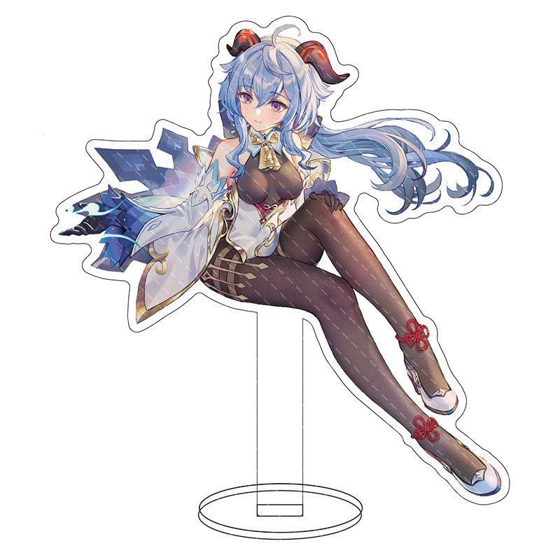 Изысканная акриловая подставка для фигурки Genshin Impact Барбатос Кэ Цин Барбара для демонстрации и декора